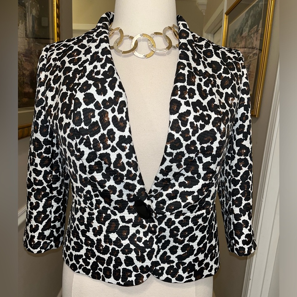 Beautiful Preloved Animal Print Blazer